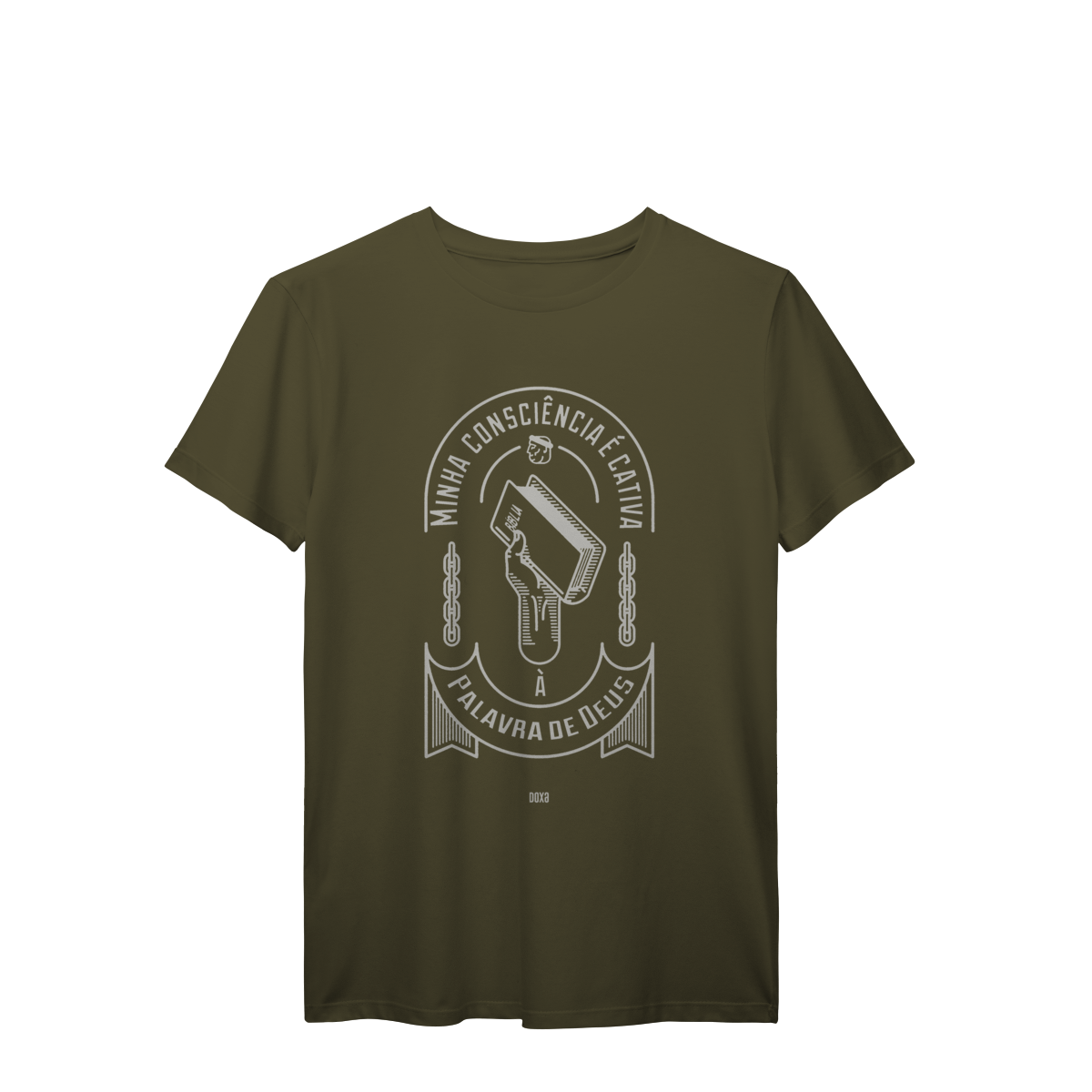 Camiseta Minha Consciência é Cativa à Palavra de Deus