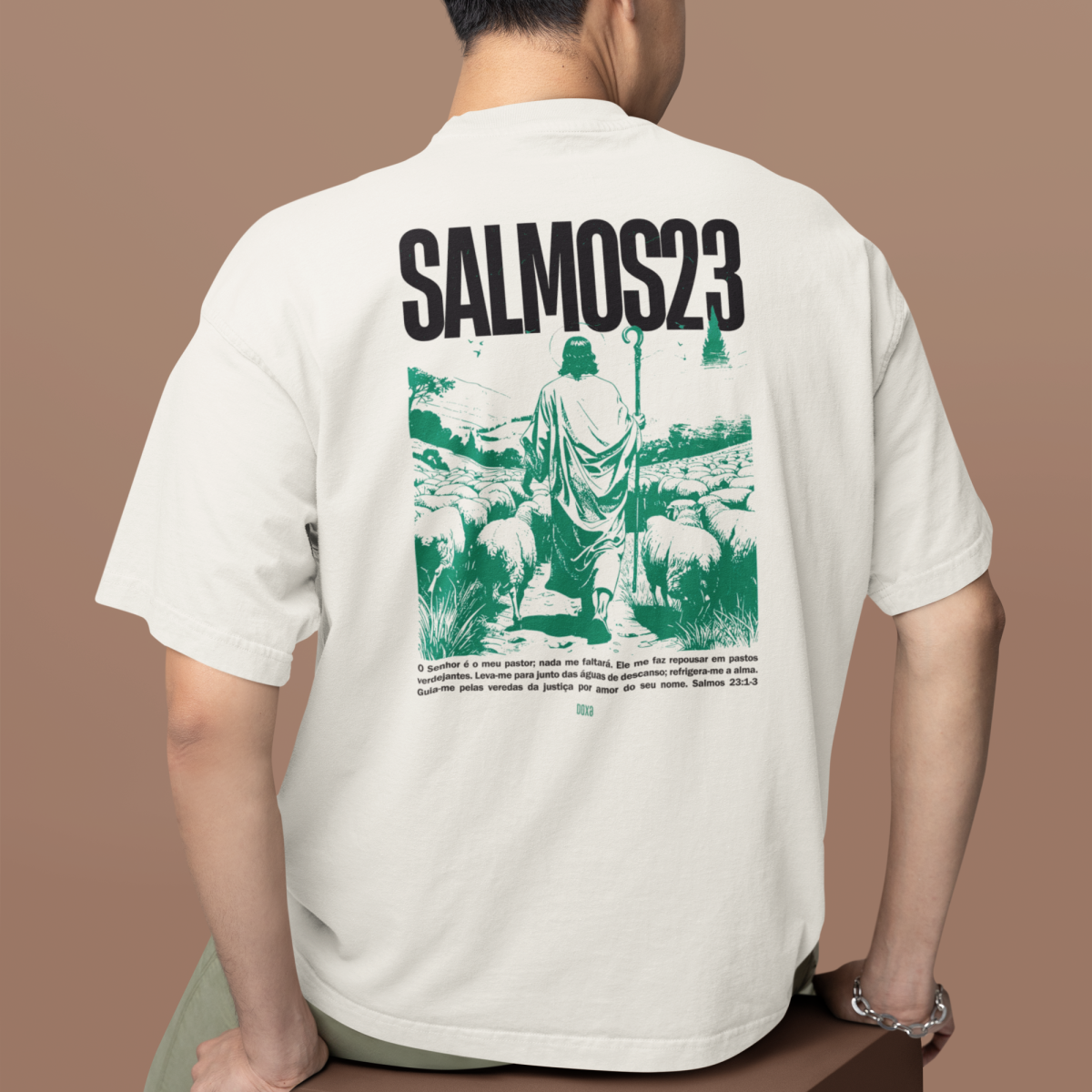 Camiseta Cristã Salmos 23 -  Jesus é meu Pastor