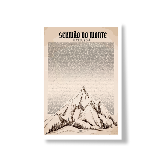 Poster sermão do monte
